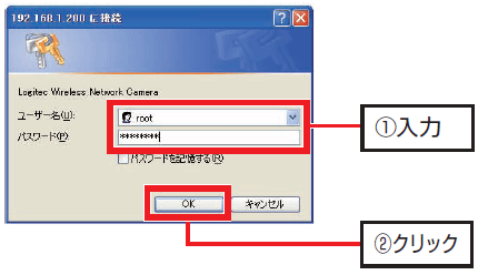 ログイン画面