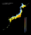 1月の日照時間